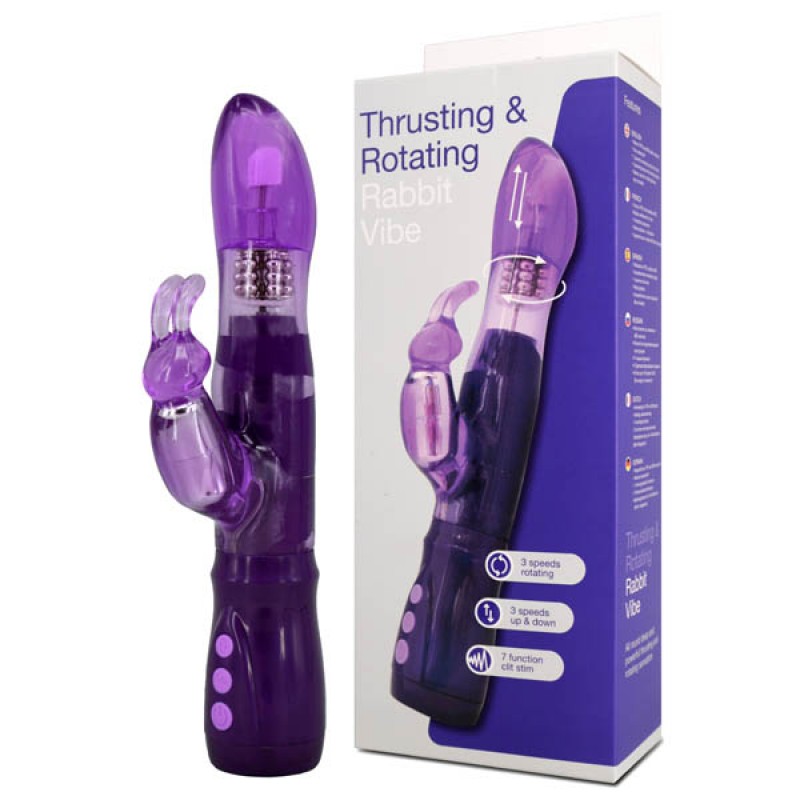 Thrusting & Rotating Rabbit Vibe - Purple